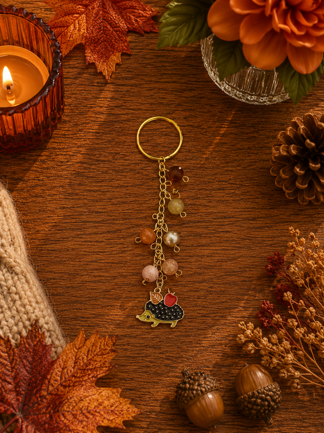 Harvest Charm Keychain
