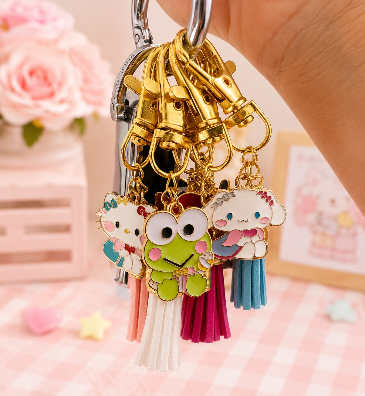 Hello Friends Character Keychains