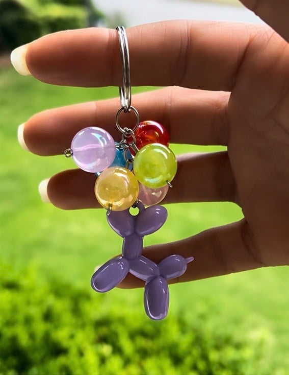 Balloon Pup Keychain
