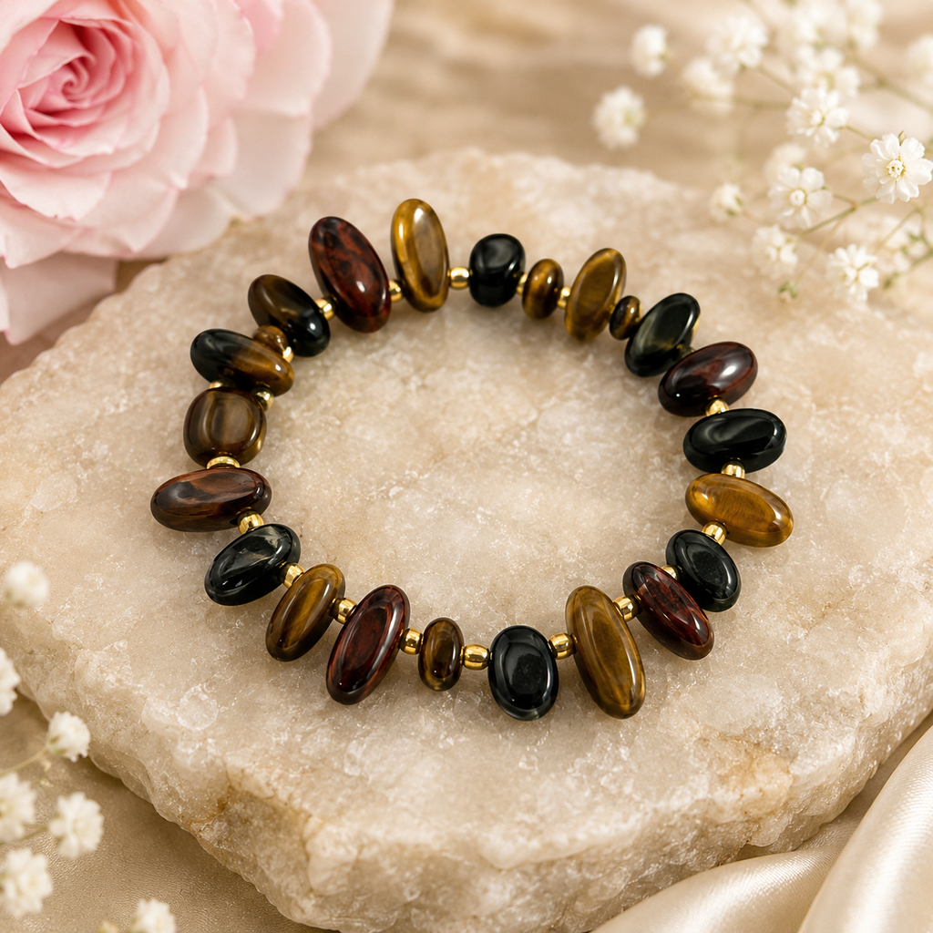 Trinity Tiger’s Eye Bracelet