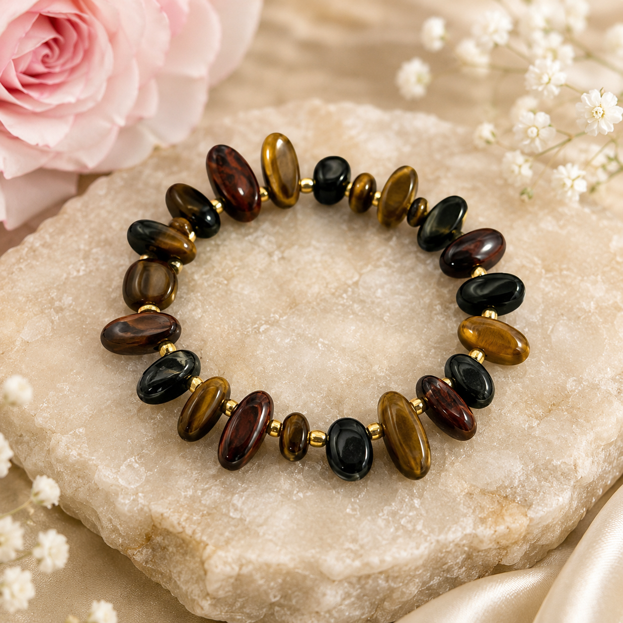 Trinity Tiger’s Eye Bracelet