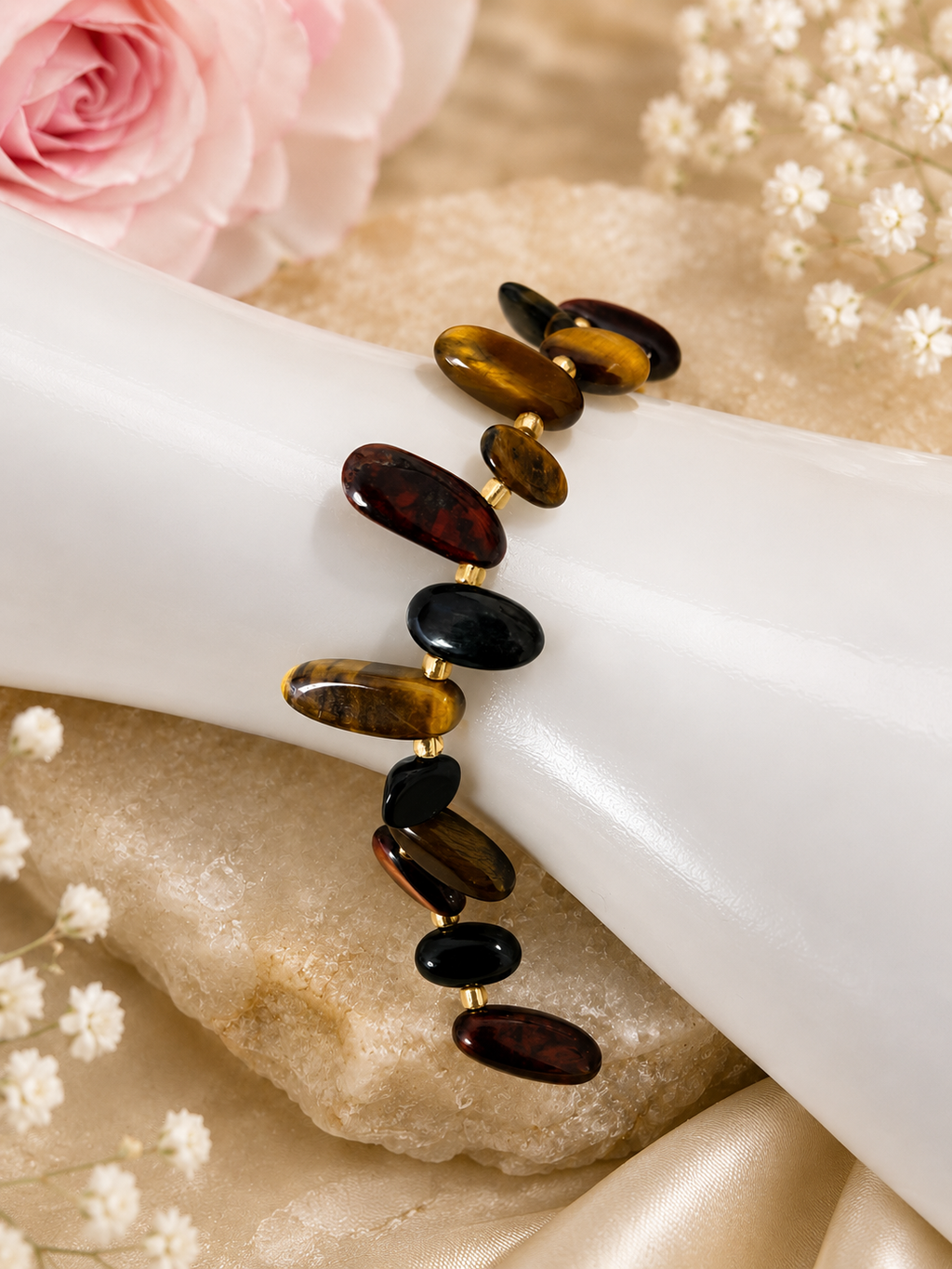Trinity Tiger’s Eye Bracelet