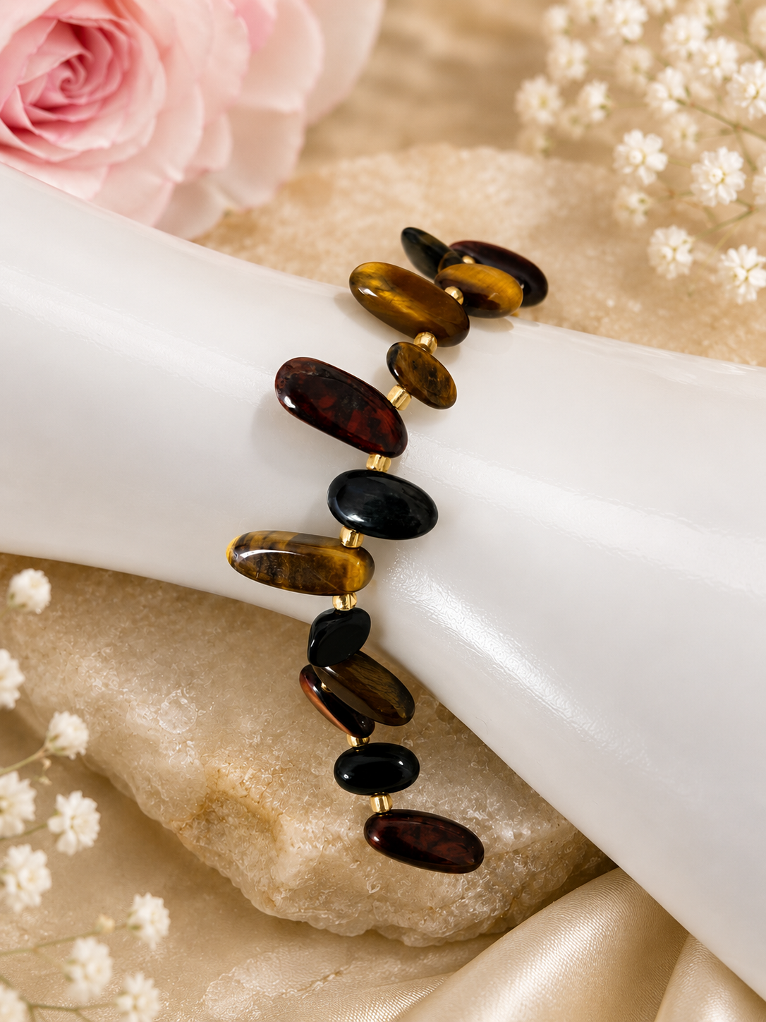 Trinity Tiger’s Eye Bracelet
