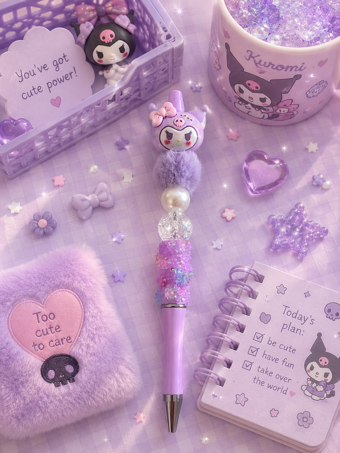 Hello Friends Beaded Pens