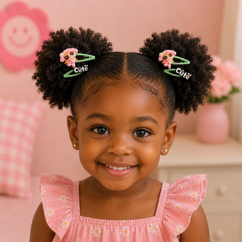 Sugar Puff Hair Clips
