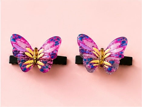 Flutter By Butterfly Hair Clips