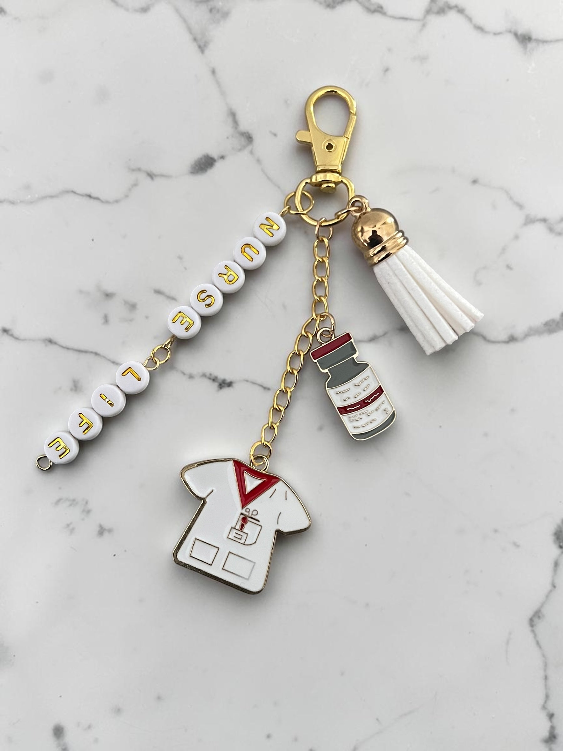 Nurse Life Bag Charm