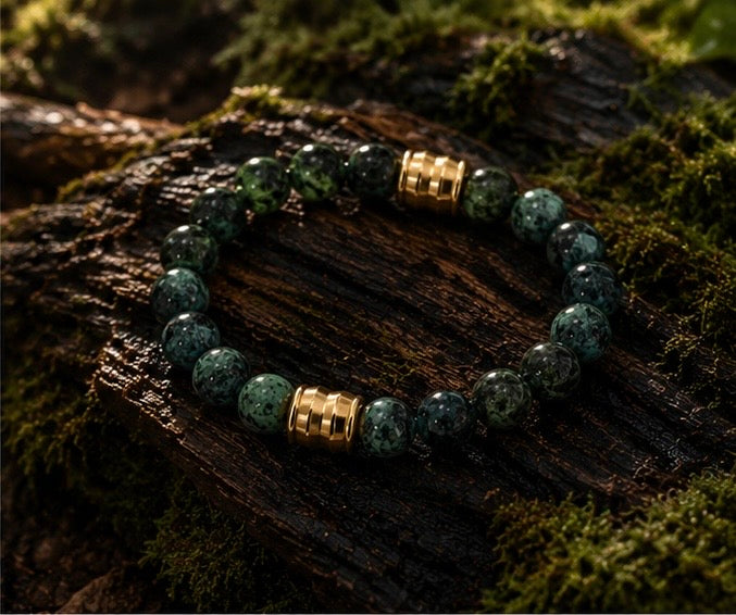 Strength & Pride African Turquoise Beaded Bracelet