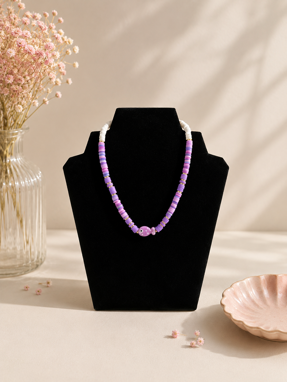 Catch of the Day Heishi Beaded Necklace