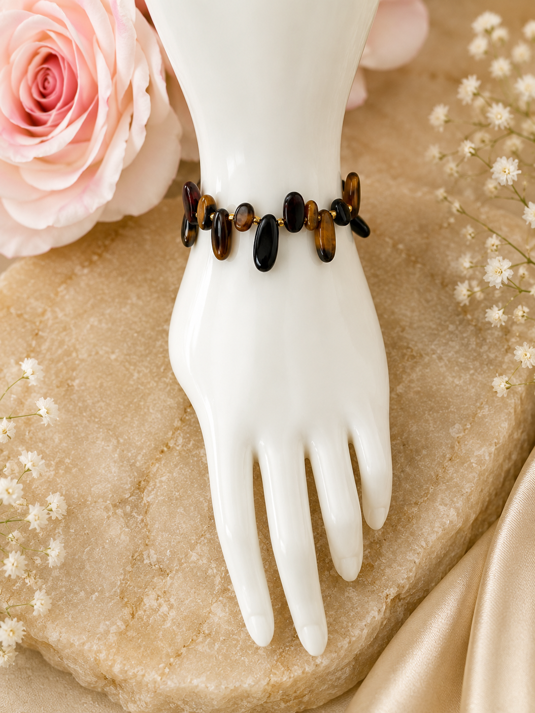 Trinity Tiger’s Eye Bracelet