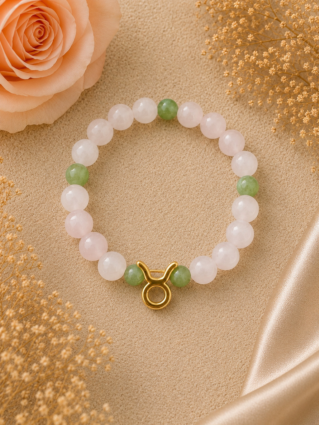 Celestial Gems: Taurus Zodiac Bracelet