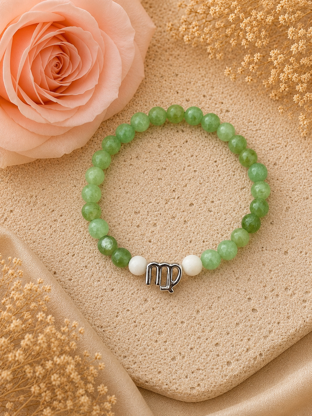 Celestial Gems: Virgo Zodiac Bracelet