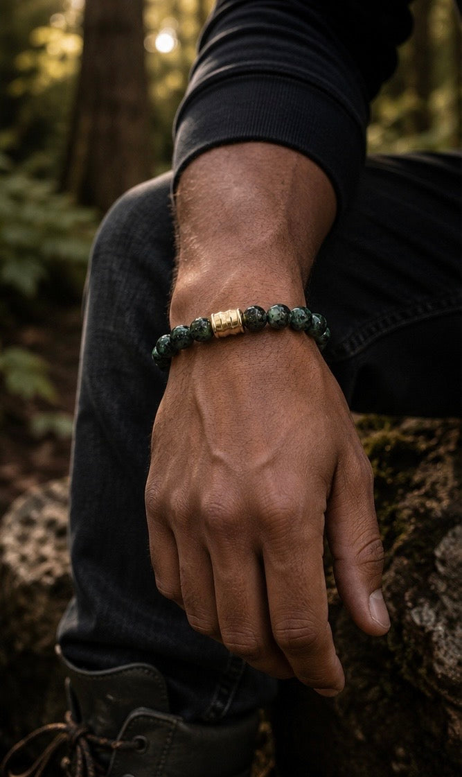 Strength & Pride African Turquoise Beaded Bracelet