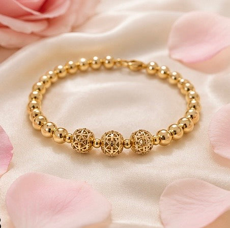 Golden Filigree Bracelet