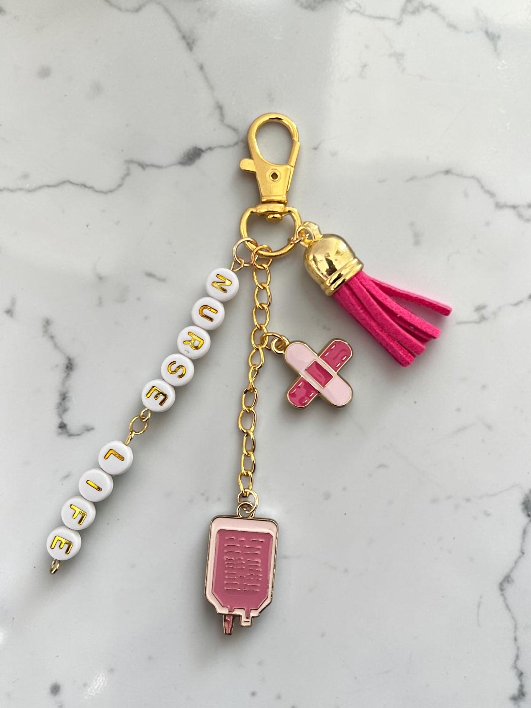 Nurse Life Bag Charm