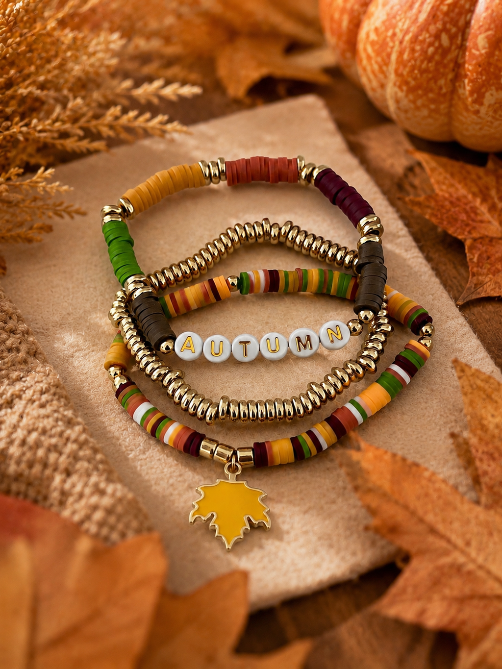 Fall Bracelet Stack