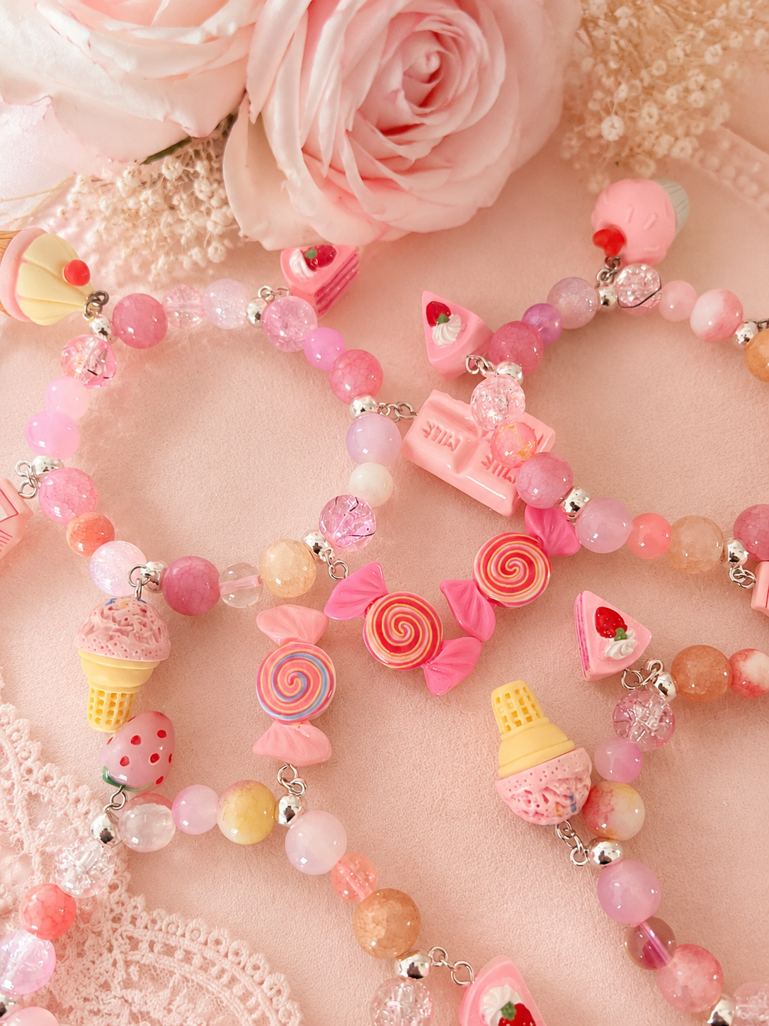 Strawberry Sweet Junk Bracelet