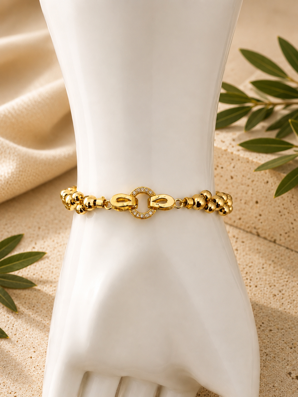 Luna Glow Peridot Bracelet