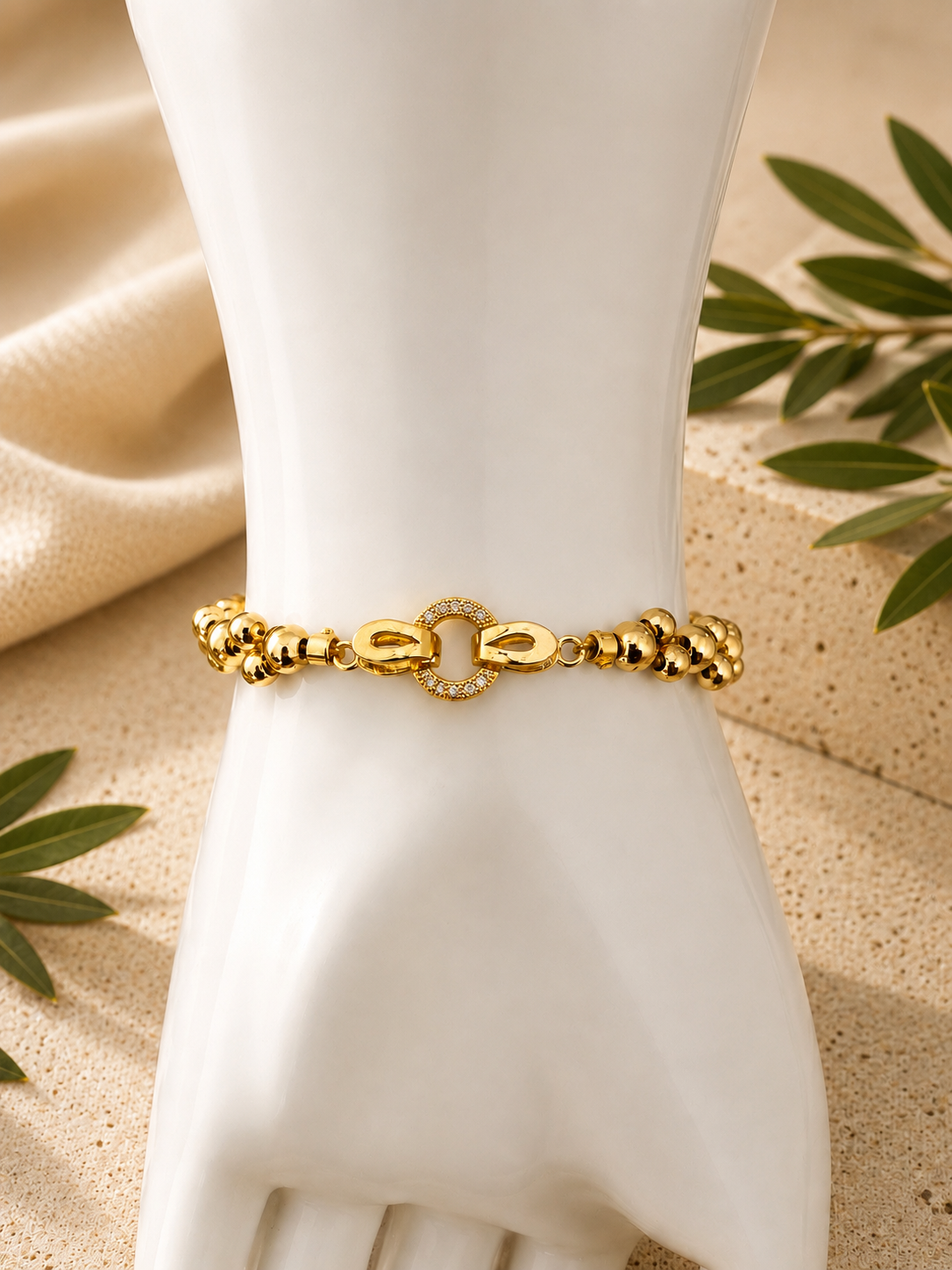 Luna Glow Peridot Bracelet