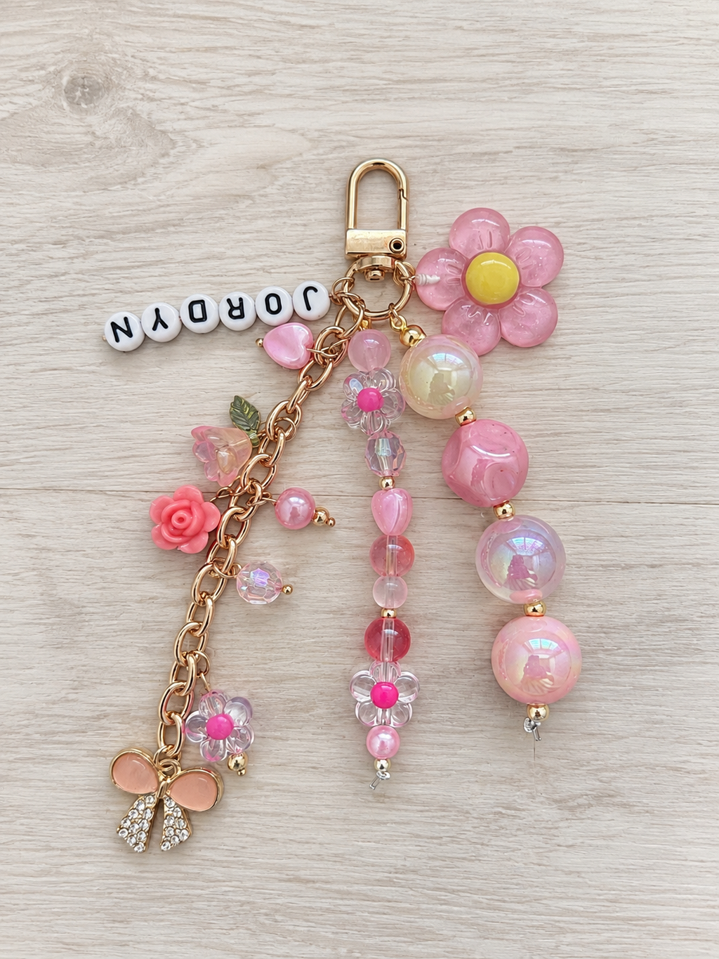 Personalized Name Bag Charm
