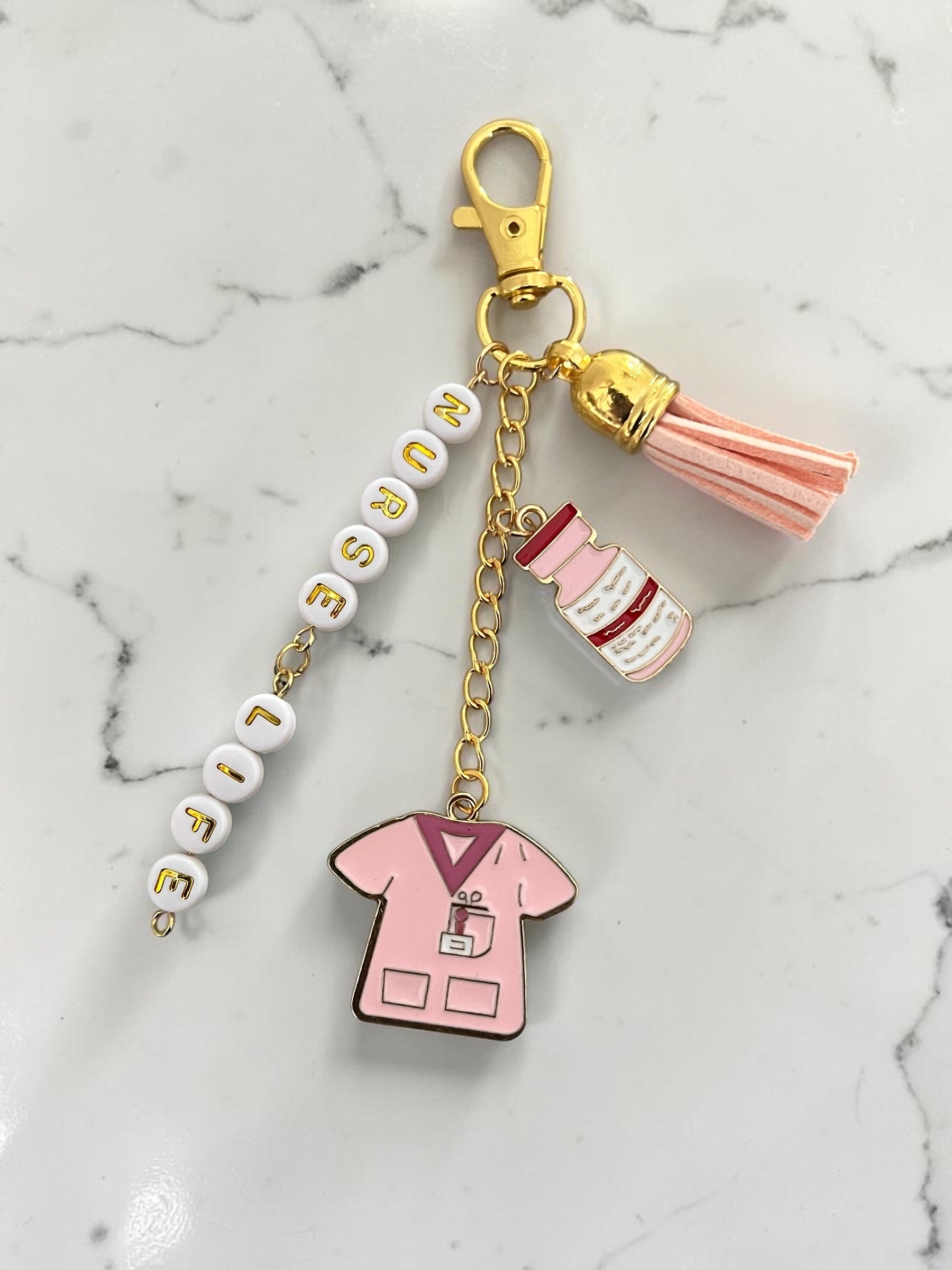 Nurse Life Bag Charm
