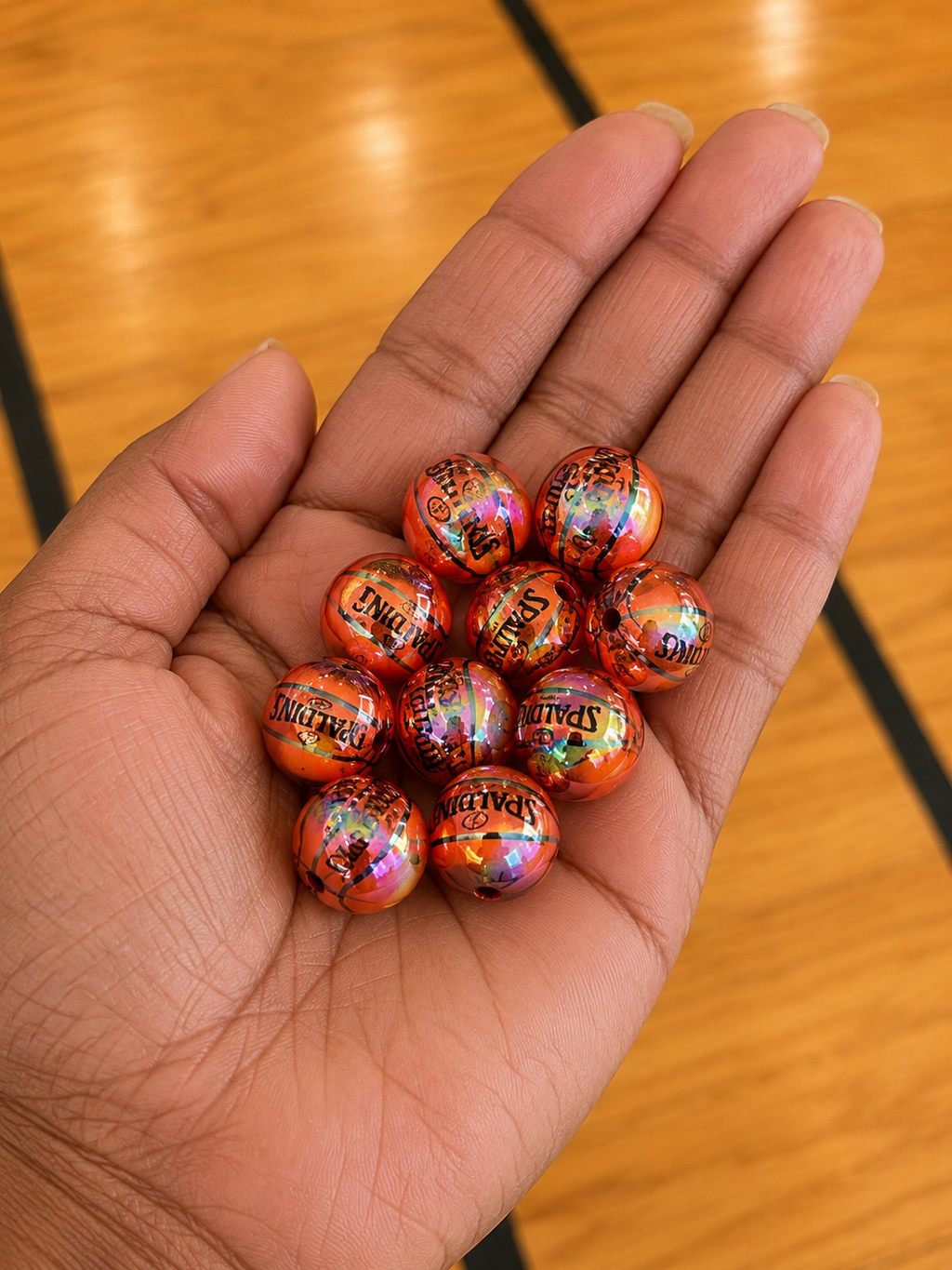 “Life of a Baller” Basketball Beaded Pen
