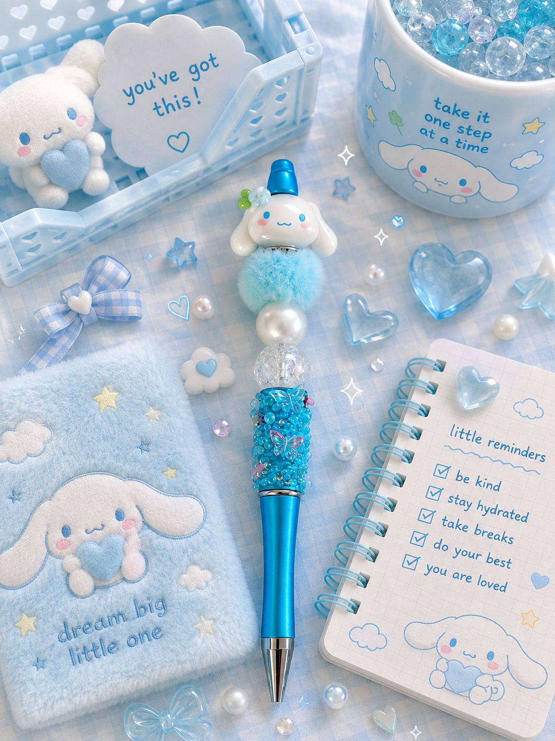 Hello Friends Beaded Pens