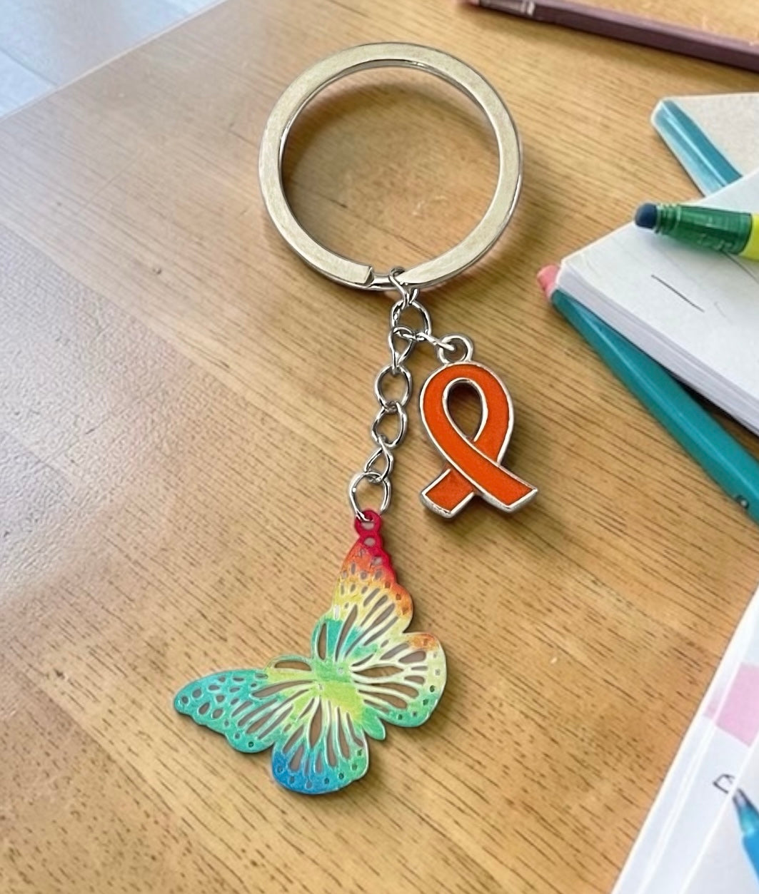 Wings of Awareness Keychain