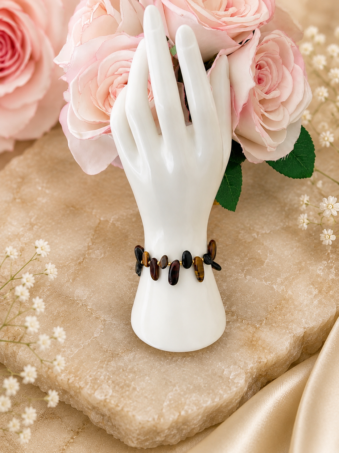 Trinity Tiger’s Eye Bracelet