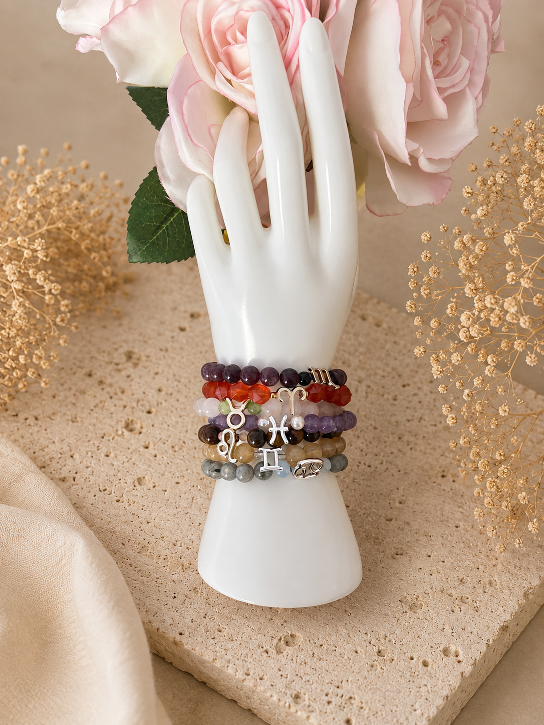 Celestial Gems: Taurus Zodiac Bracelet