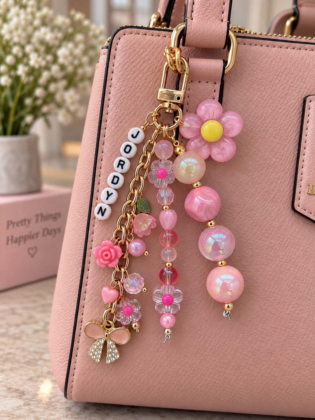 Personalized Name Bag Charm
