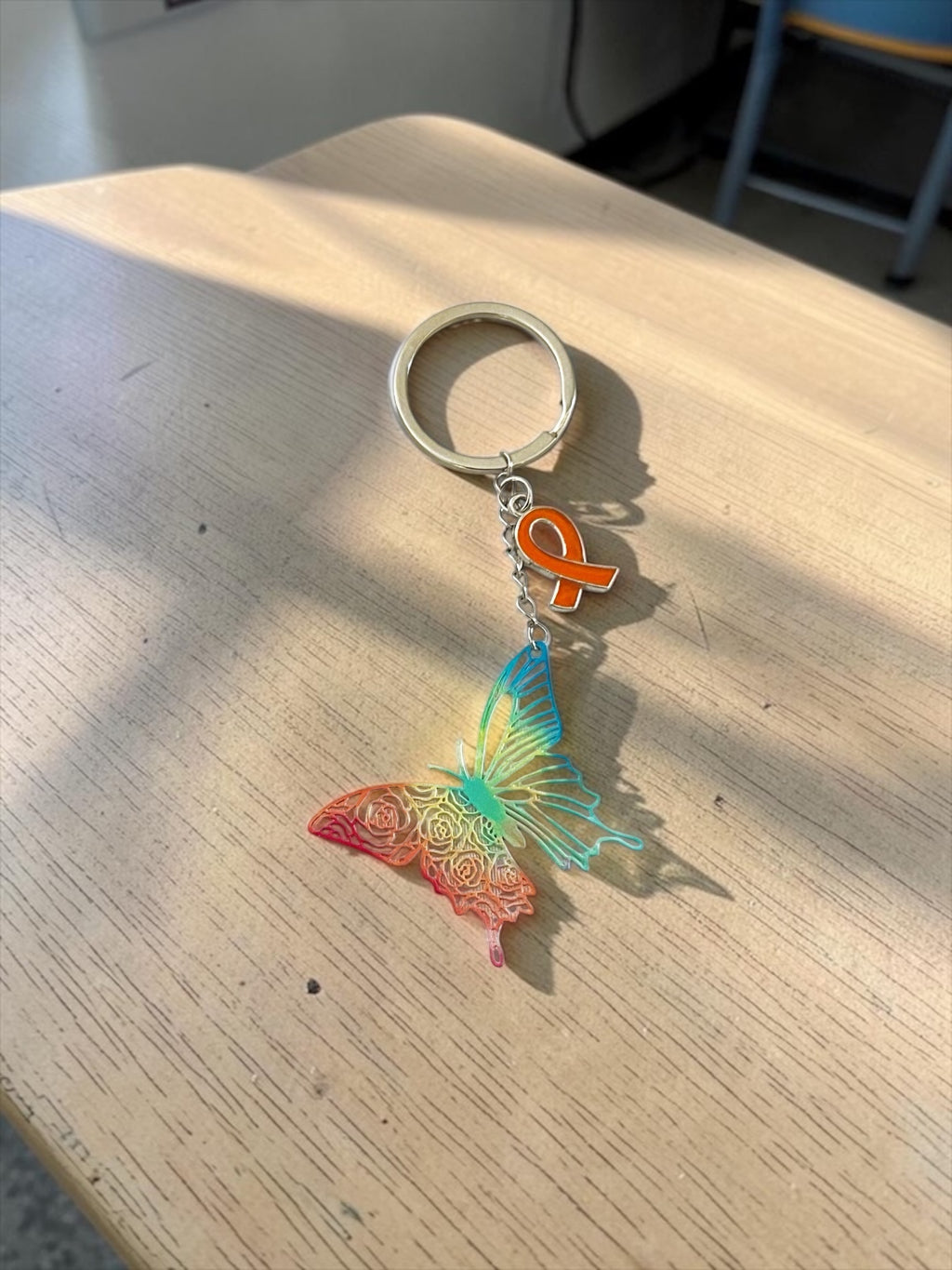 Wings of Awareness Keychain