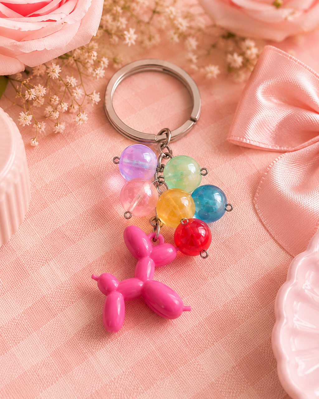 Balloon Pup Keychain