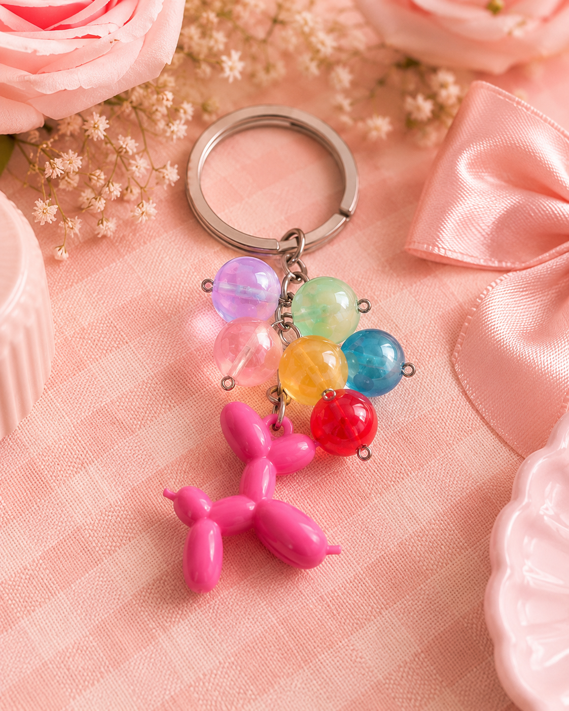 Balloon Pup Keychain