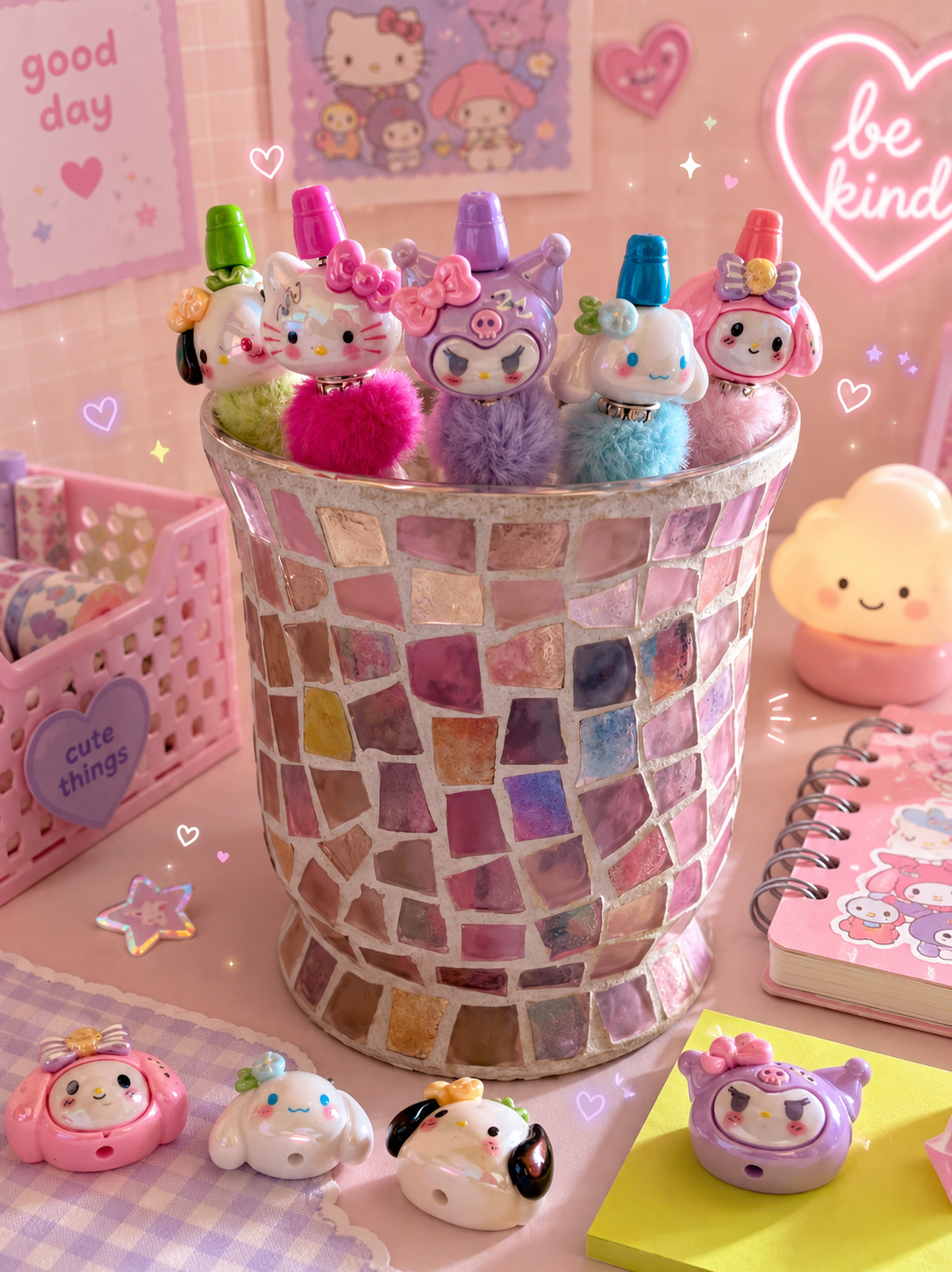 Hello Friends Beaded Pens