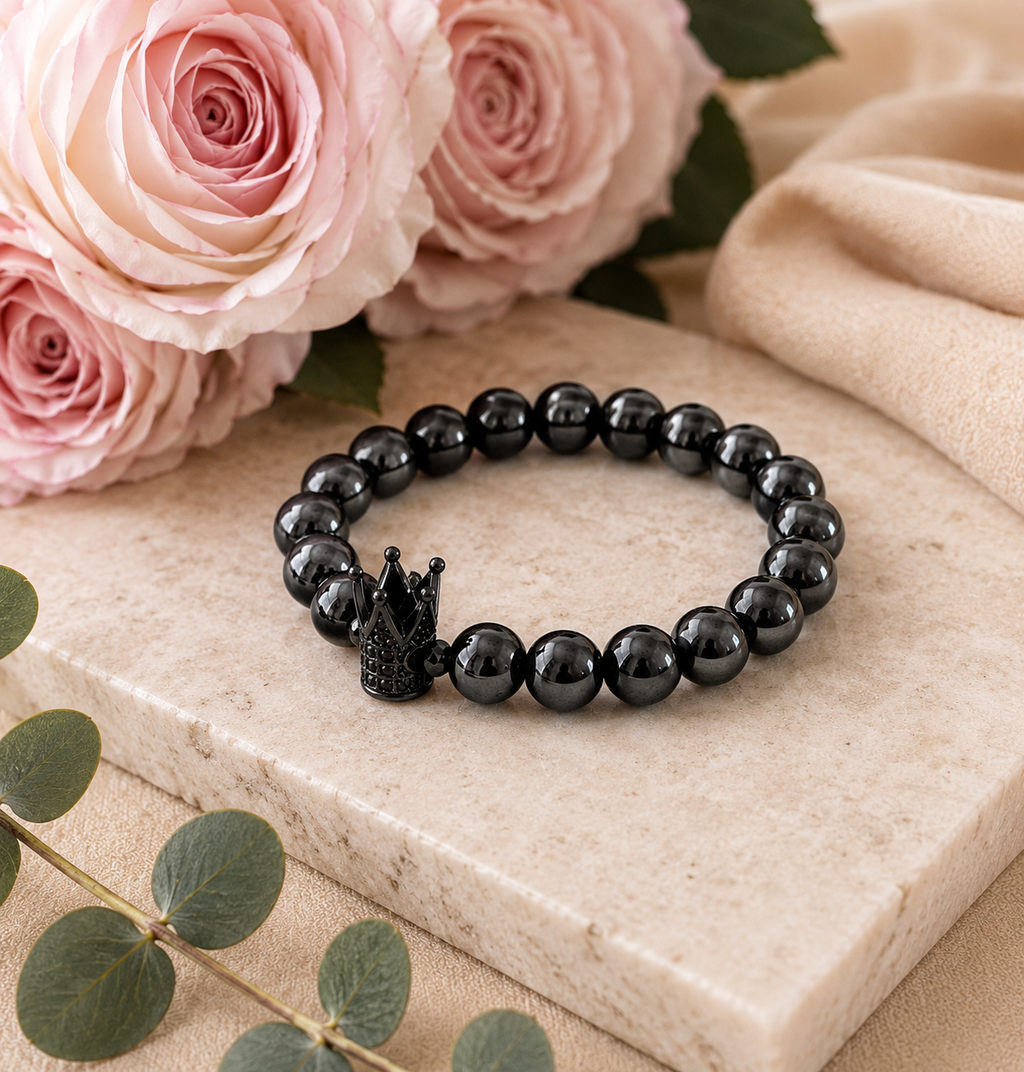 Your Majesty Black Hematite Bracelet