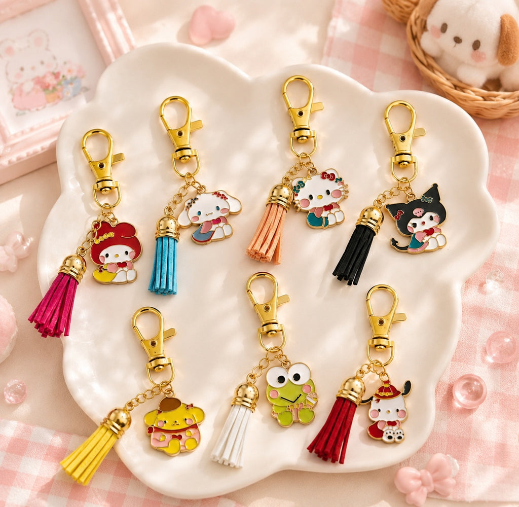 Hello Friends Character Keychains