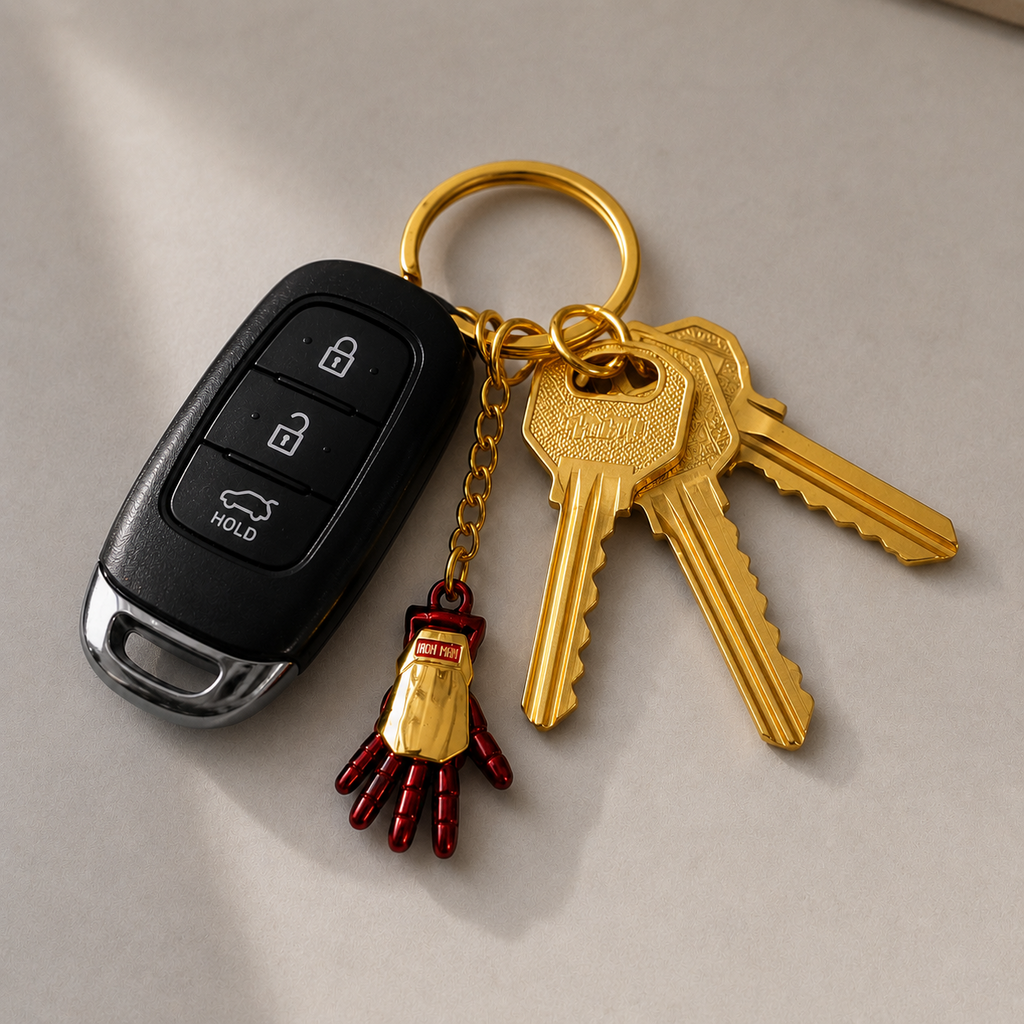 Iron Hero Keychain