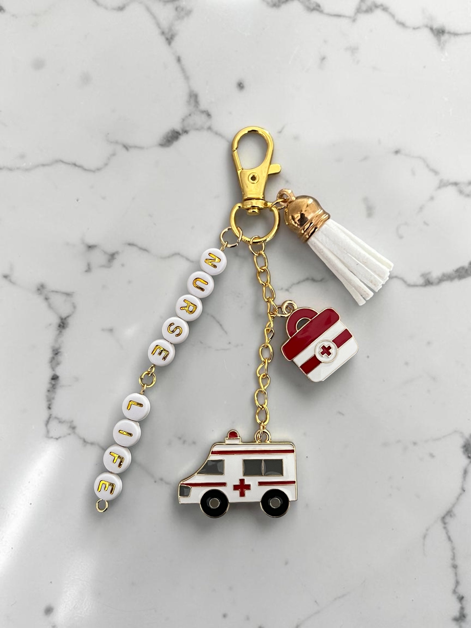 Nurse Life Bag Charm