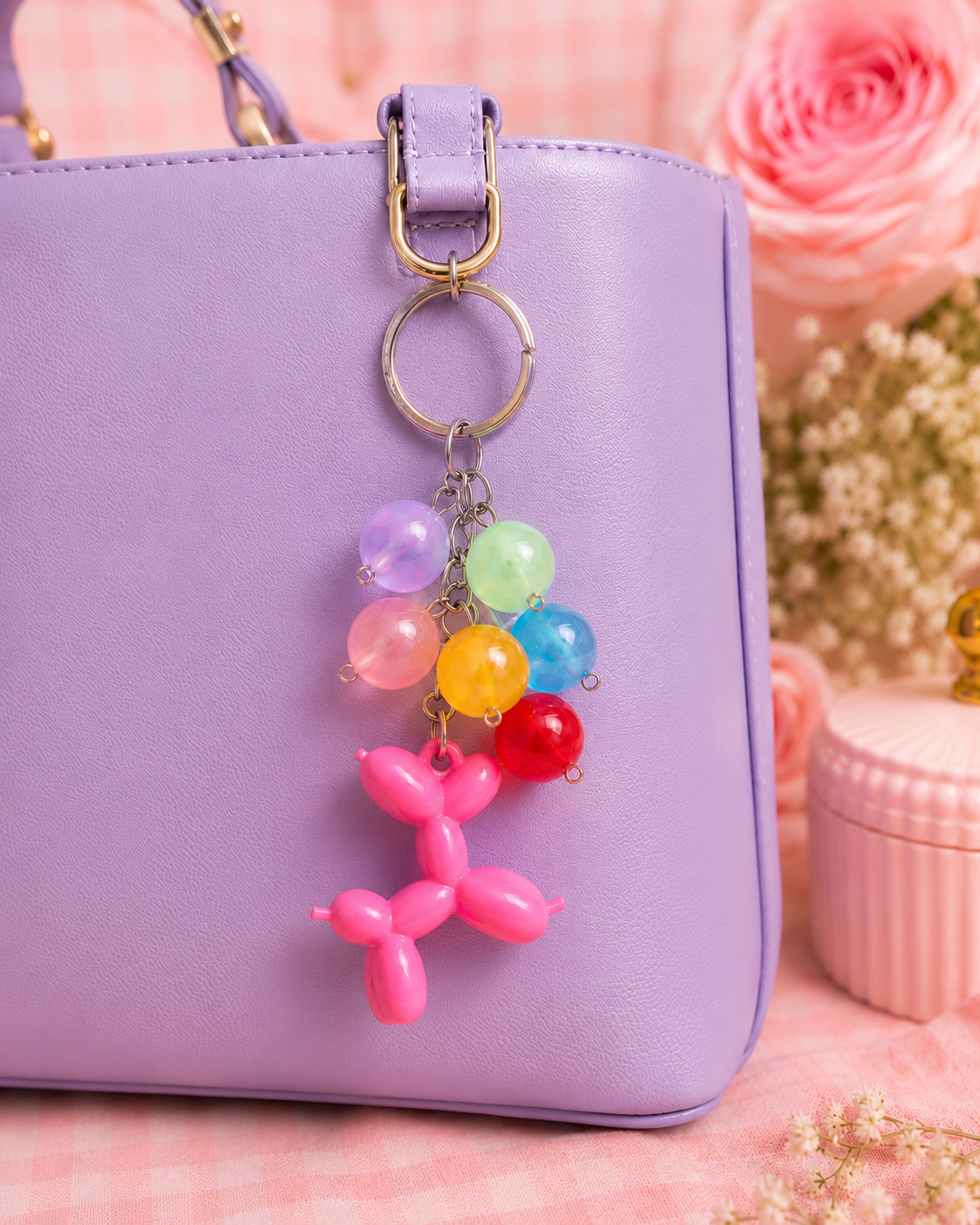 Balloon Pup Keychain