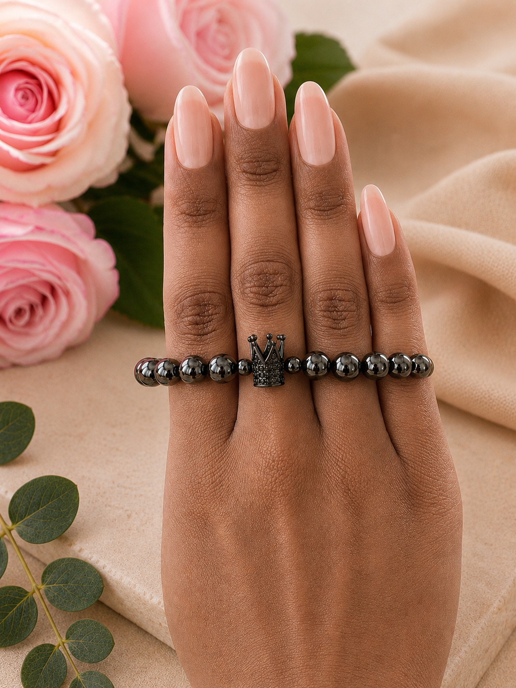 Your Majesty Black Hematite Bracelet