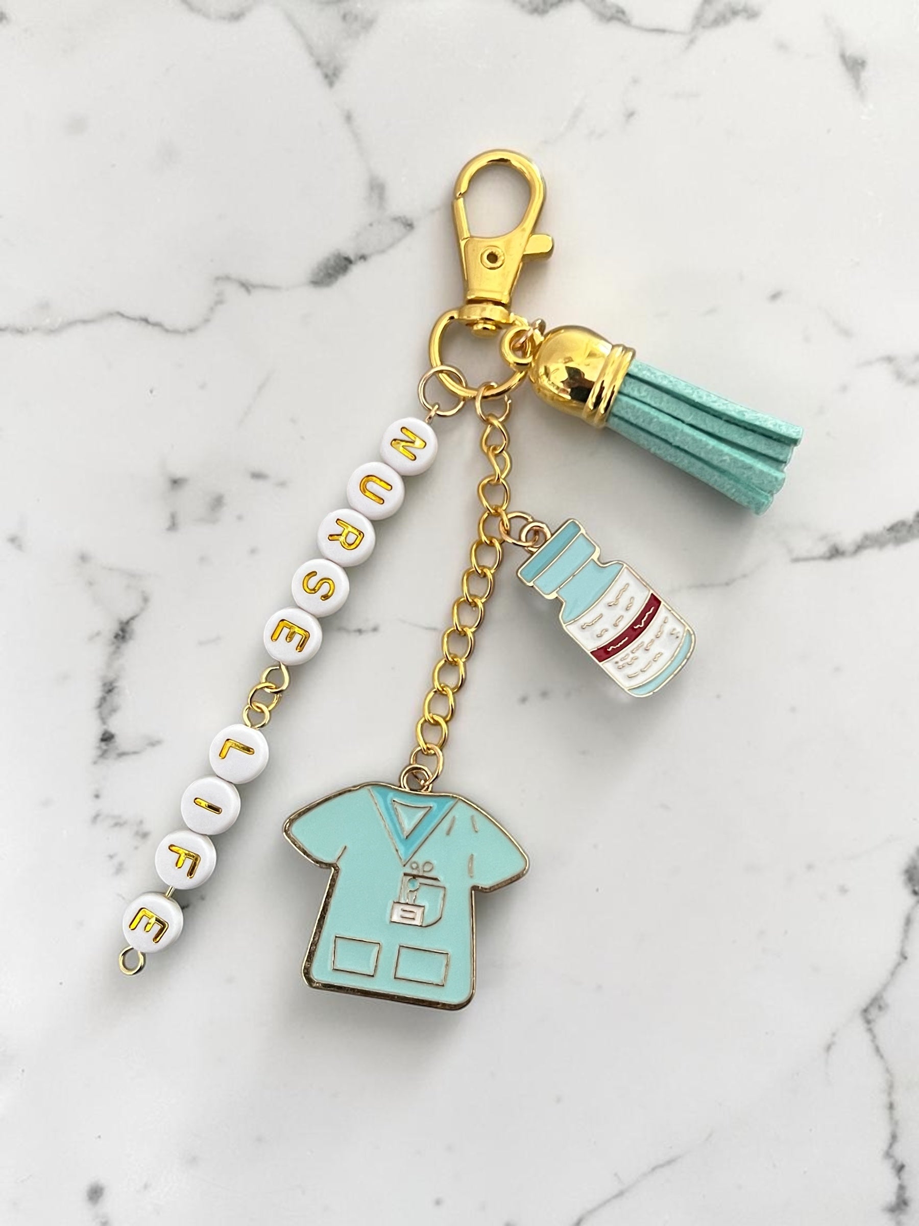 Nurse Life Bag Charm