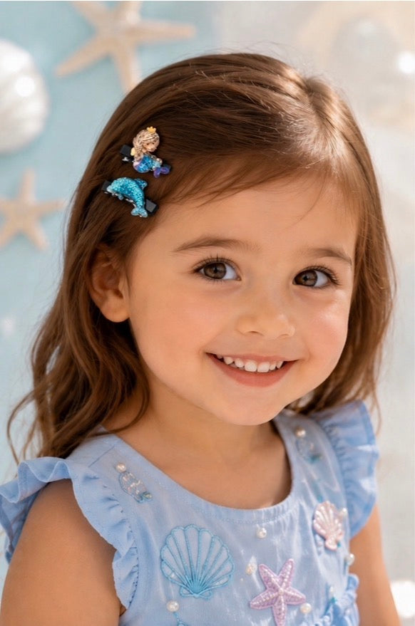 Under the Sea Hair Clip Set