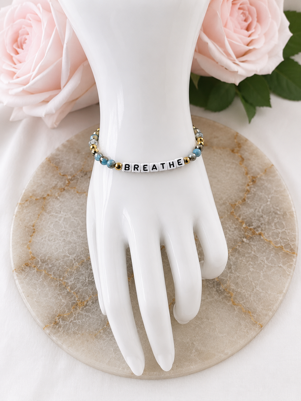 Little Reminders “ Breathe” Bracelet