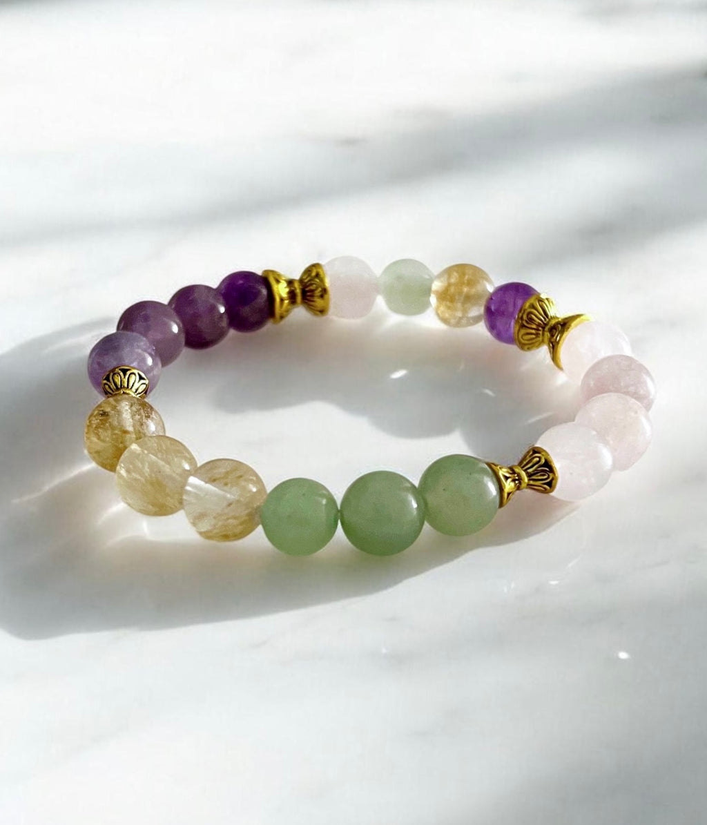 Quadruple Threat Gemstone Bracelet