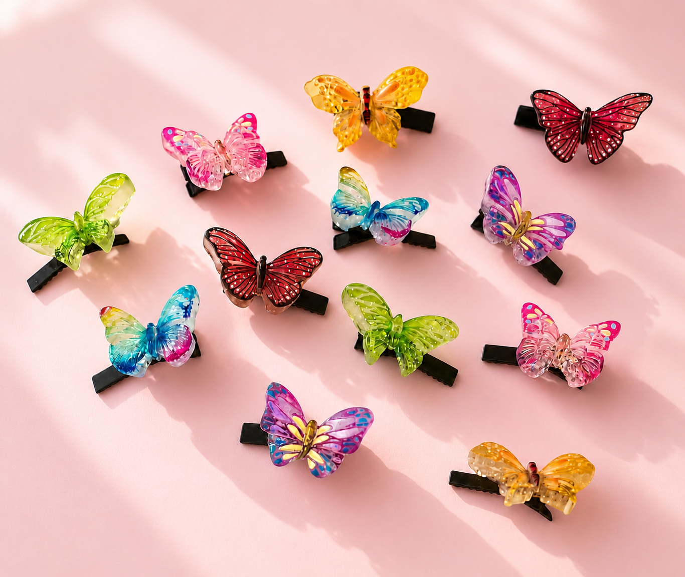 Flutter By Butterfly Hair Clips
