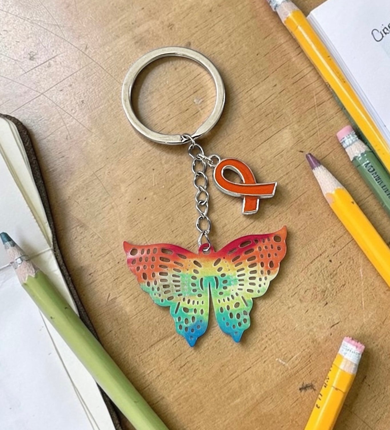 Wings of Awareness Keychain