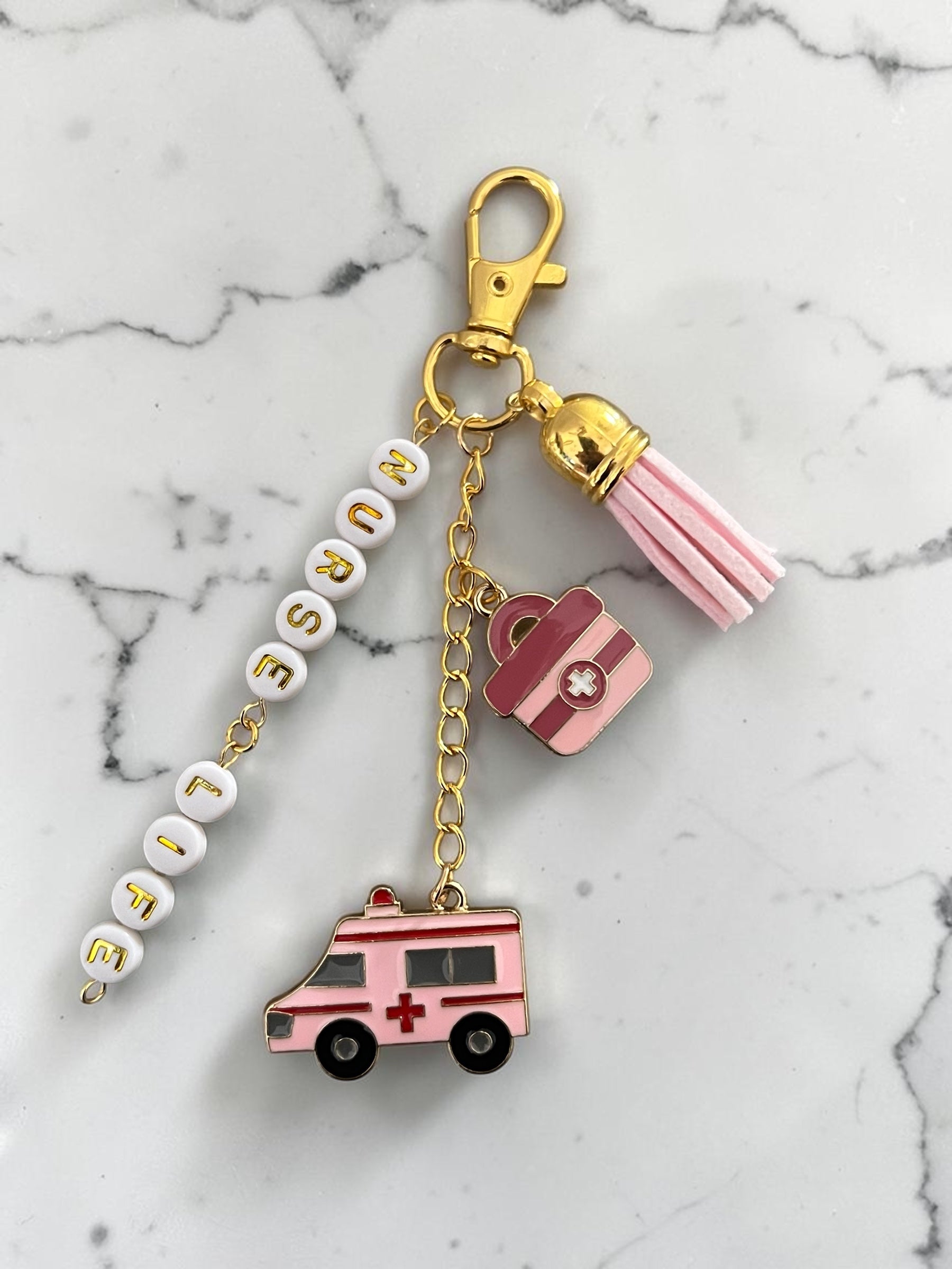 Nurse Life Bag Charm