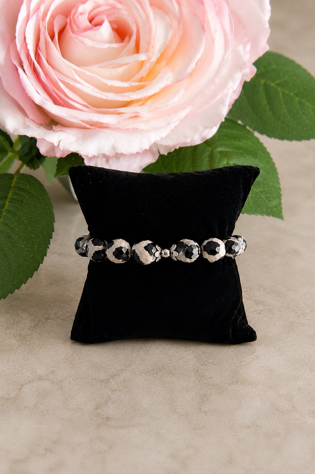Butterfly Blessing Dzi Agate Bracelet