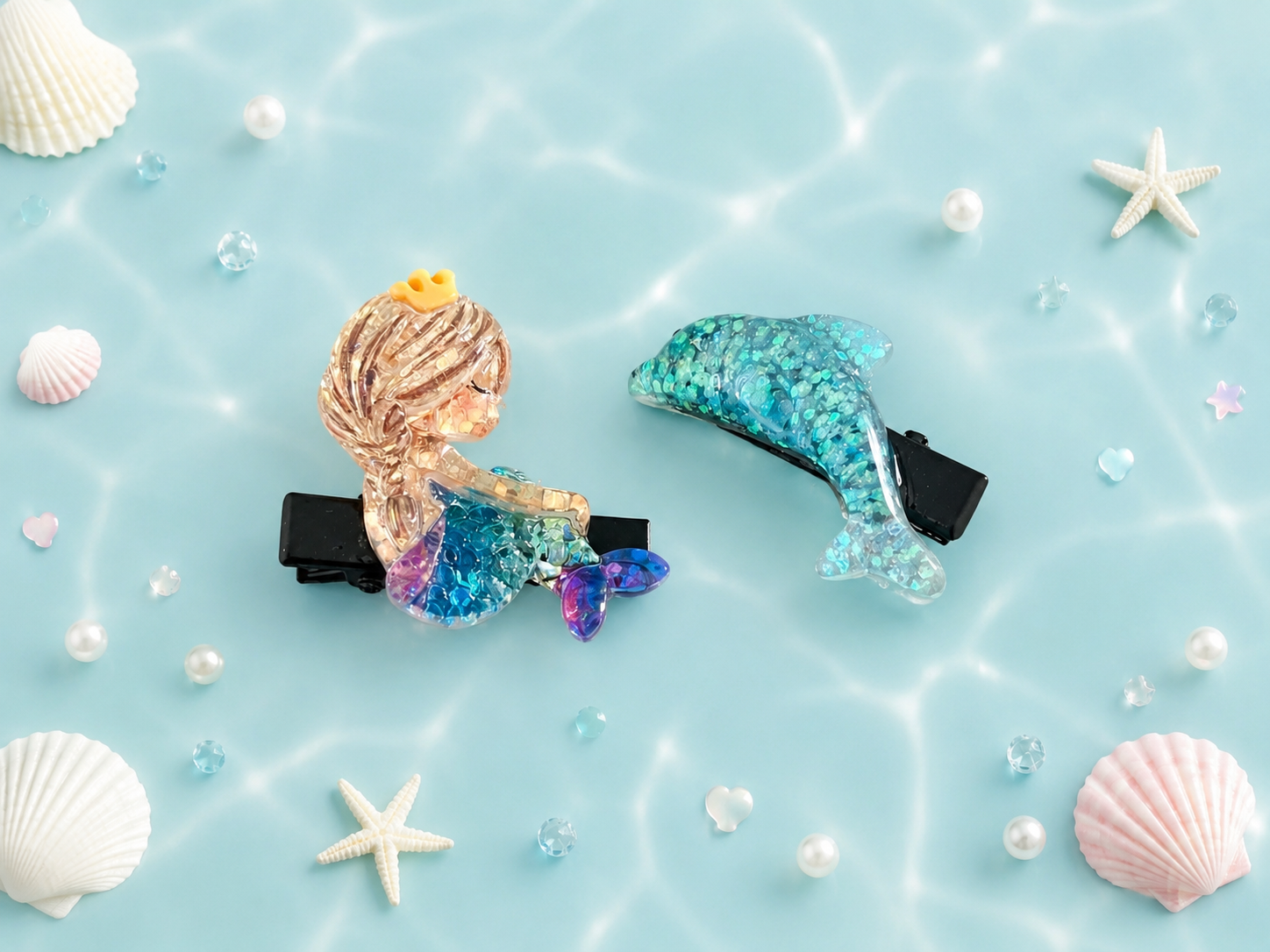 Under the Sea Hair Clip Set